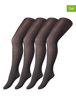 camano Rajstopy (4 pary) w kolorze czarnym - 40 DEN ze sklepu Limango Polska w kategorii Rajstopy dziecięce - zdjęcie 187813807