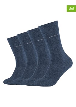 camano Skarpety (4 pary) w kolorze niebieskim ze sklepu Limango Polska w kategorii Skarpetki męskie - zdjęcie 187813826