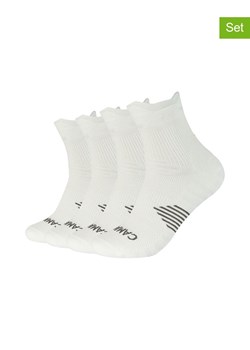 camano Skarpety sportowe (4 pary) w kolorze białym ze sklepu Limango Polska w kategorii Skarpetki męskie - zdjęcie 187813958