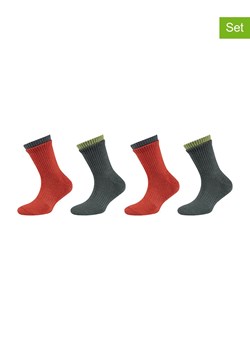 s.Oliver Skarpety (4 pary) w kolorze zielono-pomarańczowym ze sklepu Limango Polska w kategorii Skarpetki dziecięce - zdjęcie 187814017