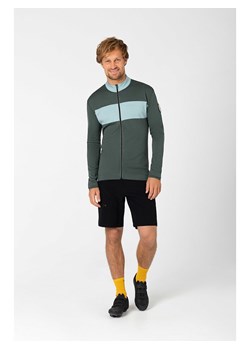 super.natural Koszulka kolarska &quot;Gravier&quot; w kolorze zielono-błękitnym ze sklepu Limango Polska w kategorii T-shirty męskie - zdjęcie 187814229