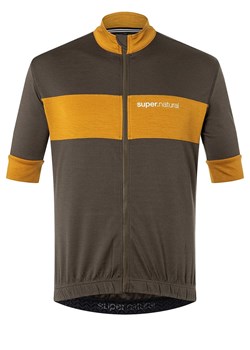 super.natural Koszulka kolarska &quot;Gravier&quot; w kolorze brązowym ze sklepu Limango Polska w kategorii T-shirty męskie - zdjęcie 187814327