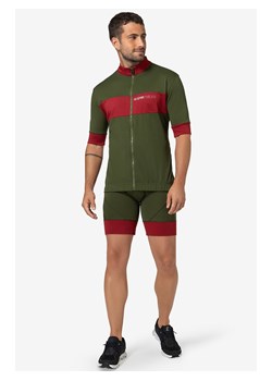 super.natural Koszulka kolarska &quot;Gravier&quot; w kolorze zielonym ze sklepu Limango Polska w kategorii T-shirty męskie - zdjęcie 187814329