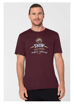 super.natural Koszulka &quot;Pray For Snow&quot; w kolorze bordowym ze sklepu Limango Polska w kategorii T-shirty męskie - zdjęcie 187814447