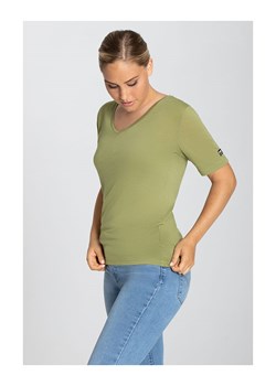 super.natural Koszulka &quot;Adventure&quot; w kolorze khaki ze sklepu Limango Polska w kategorii Bluzki damskie - zdjęcie 187814779