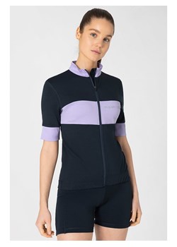 super.natural Koszulka kolarska &quot;Grava&quot; w kolorze granatowym ze sklepu Limango Polska w kategorii Bluzki damskie - zdjęcie 187814857