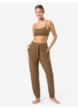 super.natural Spodnie dresowe &quot;Solution&quot; w kolorze jasnobrązowym ze sklepu Limango Polska w kategorii Spodnie damskie - zdjęcie 187814895