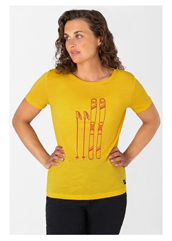 super.natural Koszulka &quot;Skiing&quot; w kolorze żółtym ze sklepu Limango Polska w kategorii Bluzki damskie - zdjęcie 187815155