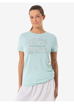super.natural Koszulka funkcyjna &quot;Flower&quot; w kolorze błękitnym ze sklepu Limango Polska w kategorii Bluzki damskie - zdjęcie 187815218