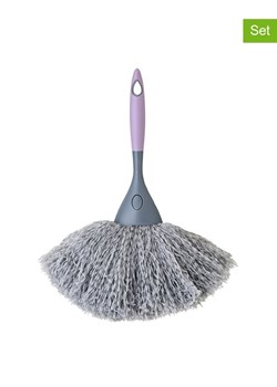 Vigar Miotełki do kurzu (2 szt.) w kolorze szarym z mikrofibry - wys. 34 cm ze sklepu Limango Polska w kategorii Akcesoria kuchenne - zdjęcie 187815479