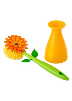 Vigar Szczotka w kolorze zielono-pomarańczowym do zmywania - wys. 25,5 cm ze sklepu Limango Polska w kategorii Akcesoria kuchenne - zdjęcie 187815658