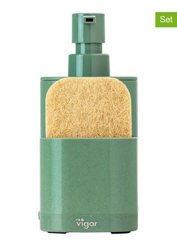 Vigar 2-częściowy zestaw &quot;Rengø&quot; w kolorze zielonym - 8,5 x 18,5 x 10 cm ze sklepu Limango Polska w kategorii Akcesoria kuchenne - zdjęcie 187815748