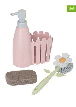 Vigar 3-częściowy organizer &quot;Florganic&quot; w kolorze jasnoróżowym ze sklepu Limango Polska w kategorii Akcesoria kuchenne - zdjęcie 187815865