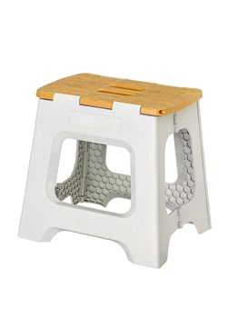 Vigar Hocker w kolorze szaro-jasnobrązowym - wys. 32 cm ze sklepu Limango Polska w kategorii Pufy i siedziska - zdjęcie 187816116