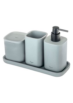 Vigar 4-częściowy zestaw &quot;Zense&quot; w kolorze szarym - 28 x 13,5 x 11 cm ze sklepu Limango Polska w kategorii Dozowniki do mydła - zdjęcie 187816247