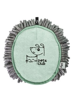 Vigar Rękawica &quot;Pets&quot; w kolorze szaro-zielonym do osuszania sierści - 21 x 17 cm ze sklepu Limango Polska w kategorii Dla zwierząt - zdjęcie 187816447