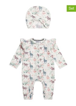 Dirkje 2-częściowy zestaw w kolorze białym ze sklepu Limango Polska w kategorii Kombinezony i kurtki - zdjęcie 187816658