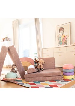 Bunky Kanapa &quot;Periwinkle&quot; w kolorze jasnoróżowym do zabawy - 168 x 58 x 84 cm ze sklepu Limango Polska w kategorii Meble dziecięce - zdjęcie 187817307