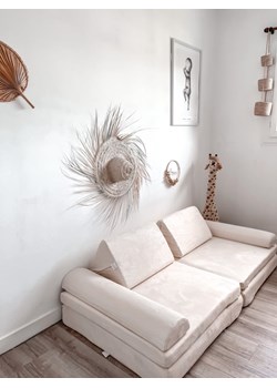 Bunky Kanapa &quot;Milkshake&quot; w kolorze kremowym do zabawy - 168 x 58 x 84 cm ze sklepu Limango Polska w kategorii Meble dziecięce - zdjęcie 187817316