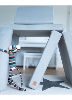 Bunky Kanapa &quot;Stormy&quot; w kolorze szarym do zabawy - 168 x 58 x 84 cm ze sklepu Limango Polska w kategorii Meble dziecięce - zdjęcie 187817327