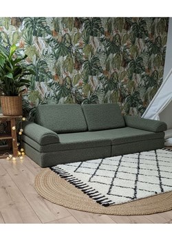 Bunky Kanapa &quot;Teddy&quot; w kolorze zielonym do zabawy - 168 x 58 x 84 cm ze sklepu Limango Polska w kategorii Meble dziecięce - zdjęcie 187817346