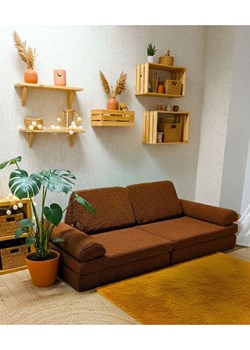 Bunky Kanapa &quot;Teddy&quot; w kolorze brązowym do zabawy - 168 x 58 x 84 cm ze sklepu Limango Polska w kategorii Meble dziecięce - zdjęcie 187817349