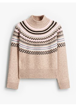 Mohito - Sweter ze wzorem - beżowy ze sklepu Mohito w kategorii Swetry damskie - zdjęcie 187817626