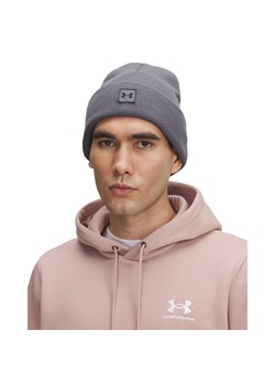 Męska czapka zimowa Under Armour UA Halftime Cuff - szara ze sklepu Sportstylestory.com w kategorii Czapki zimowe męskie - zdjęcie 187818188
