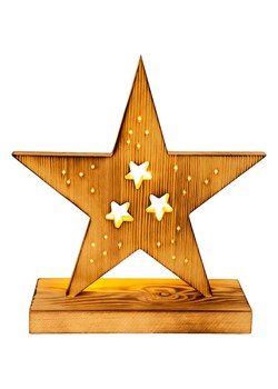 näve Lampa dekoracyjna LED w kolorze brązowym - wys. 29 cm ze sklepu Limango Polska w kategorii Dekoracje bożonarodzeniowe - zdjęcie 187819215