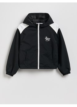 Reserved - Lekka kurtka z kapturem - czarny ze sklepu Reserved w kategorii Kurtki dziewczęce - zdjęcie 187820669