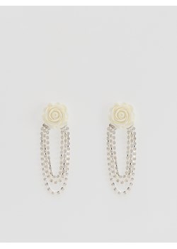 Reserved - Wiszące kolczyki z kwiatami - srebrny ze sklepu Reserved w kategorii Kolczyki - zdjęcie 187820758