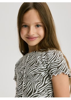 Reserved - Bluzka w zwierzęcy wzór - wielobarwny ze sklepu Reserved w kategorii Bluzki dziewczęce - zdjęcie 187820896