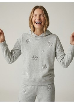 Reserved - Bluza ze świątecznym motywem - ciemnoszary ze sklepu Reserved w kategorii Bluzy damskie - zdjęcie 187821065