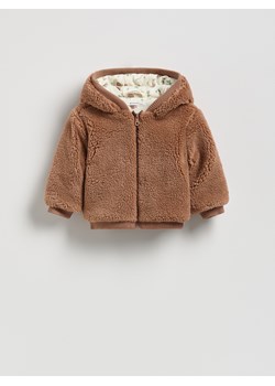 Reserved - Kurtka z imitacji baranka - brązowy ze sklepu Reserved w kategorii Odzież dla niemowląt - zdjęcie 187821209