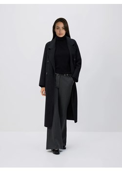 Reserved - Spodnie z paskiem - szary ze sklepu Reserved w kategorii Spodnie damskie - zdjęcie 187821275