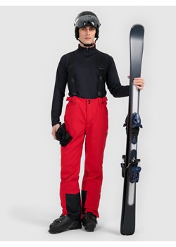 Męskie spodnie narciarskie 4F 4FWAW25TFTRM0924 - czerwone ze sklepu Sportstylestory.com w kategorii Spodnie męskie - zdjęcie 187822006