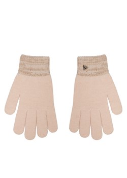 Rękawiczki Damskie Guess AW5238 WOL02 Beżowy ze sklepu eobuwie.pl w kategorii Rękawiczki damskie - zdjęcie 187822219