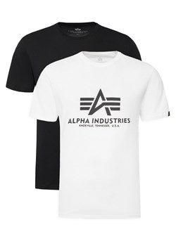 Alpha Industries Komplet t-shirtów Basic 106524 Biały Regular Fit ze sklepu MODIVO w kategorii T-shirty męskie - zdjęcie 187822528