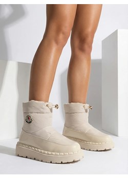 Royalfashion Wsuwane śniegowce damskie w kremowym kolorze Ireda ze sklepu royalfashion.pl w kategorii Śniegowce damskie - zdjęcie 187822979