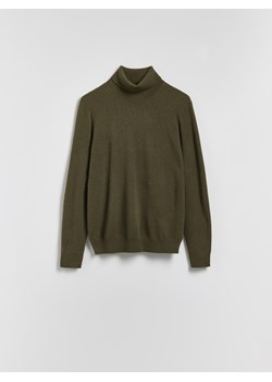 Reserved - Golf z kaszmirem - zielony ze sklepu Reserved w kategorii Swetry męskie - zdjęcie 187823207