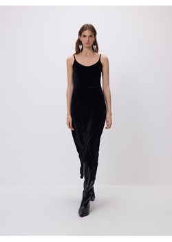 Reserved - Sukienka maxi z asymetrycznym rozcięciem - czarny ze sklepu Reserved w kategorii Sukienki - zdjęcie 187823216