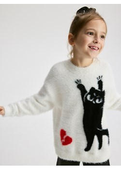 Reserved - Sweter z aplikacją - wielobarwny ze sklepu Reserved w kategorii Swetry dziewczęce - zdjęcie 187823299