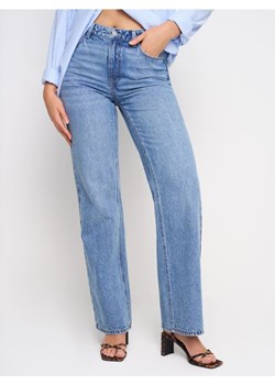 Sinsay - Jeansy wide leg z wysokim stanem - niebieski ze sklepu Sinsay w kategorii Jeansy damskie - zdjęcie 187823477