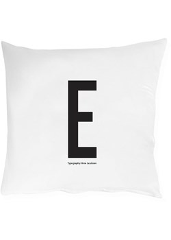 Design Letters Poszewka w kolorze białym na poduszkę - 80 x 80 cm ze sklepu Limango Polska w kategorii Poduszki dekoracyjne - zdjęcie 187823525