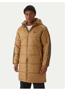 adidas Kurtka zimowa adicolor JW5847 Beżowy Loose Fit ze sklepu MODIVO w kategorii Kurtki męskie - zdjęcie 187823697