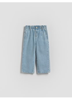 Reserved - Jeansy baggy z prostą nogawką - niebieski ze sklepu Reserved w kategorii Spodnie dziewczęce - zdjęcie 187824028