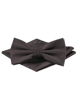 Mucha Męska z Poszetką - Alties - Czekoladowa MUALTS1225 ze sklepu JegoSzafa.pl w kategorii Muchy - zdjęcie 187824546