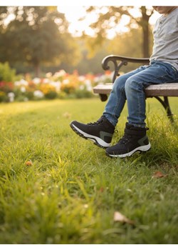 Sinsay - Ocieplane buty trekkingowe - czarny ze sklepu Sinsay w kategorii Buty trekkingowe dziecięce - zdjęcie 187825177