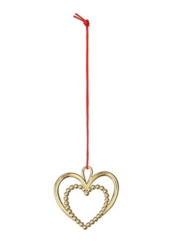 Rosendahl Zawieszka dekoracyjna &quot;Perle Hjerte&quot; w kolorze złotym - wys. 6,5 cm ze sklepu Limango Polska w kategorii Dekoracje bożonarodzeniowe - zdjęcie 187826006