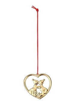 Rosendahl Zawieszka dekoracyjna &quot;Kyssenisser&quot; w kolorze złotym - wys. 6,5 cm ze sklepu Limango Polska w kategorii Dekoracje bożonarodzeniowe - zdjęcie 187826008